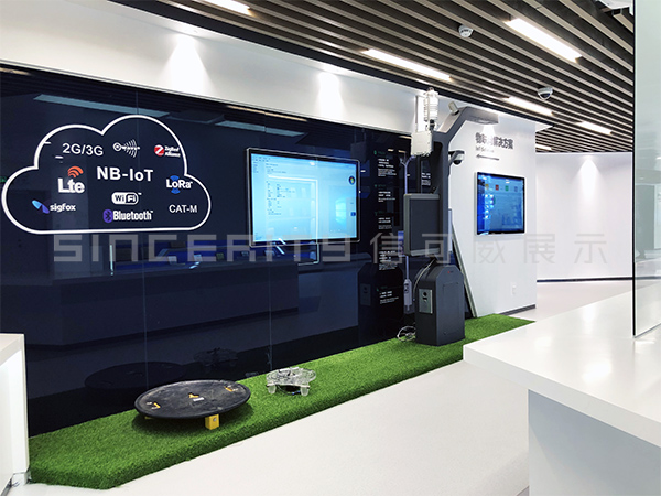 科信數(shù)字展廳設計現(xiàn)場圖