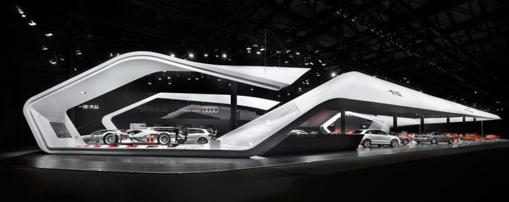奧迪汽車展覽，車展，汽車展臺